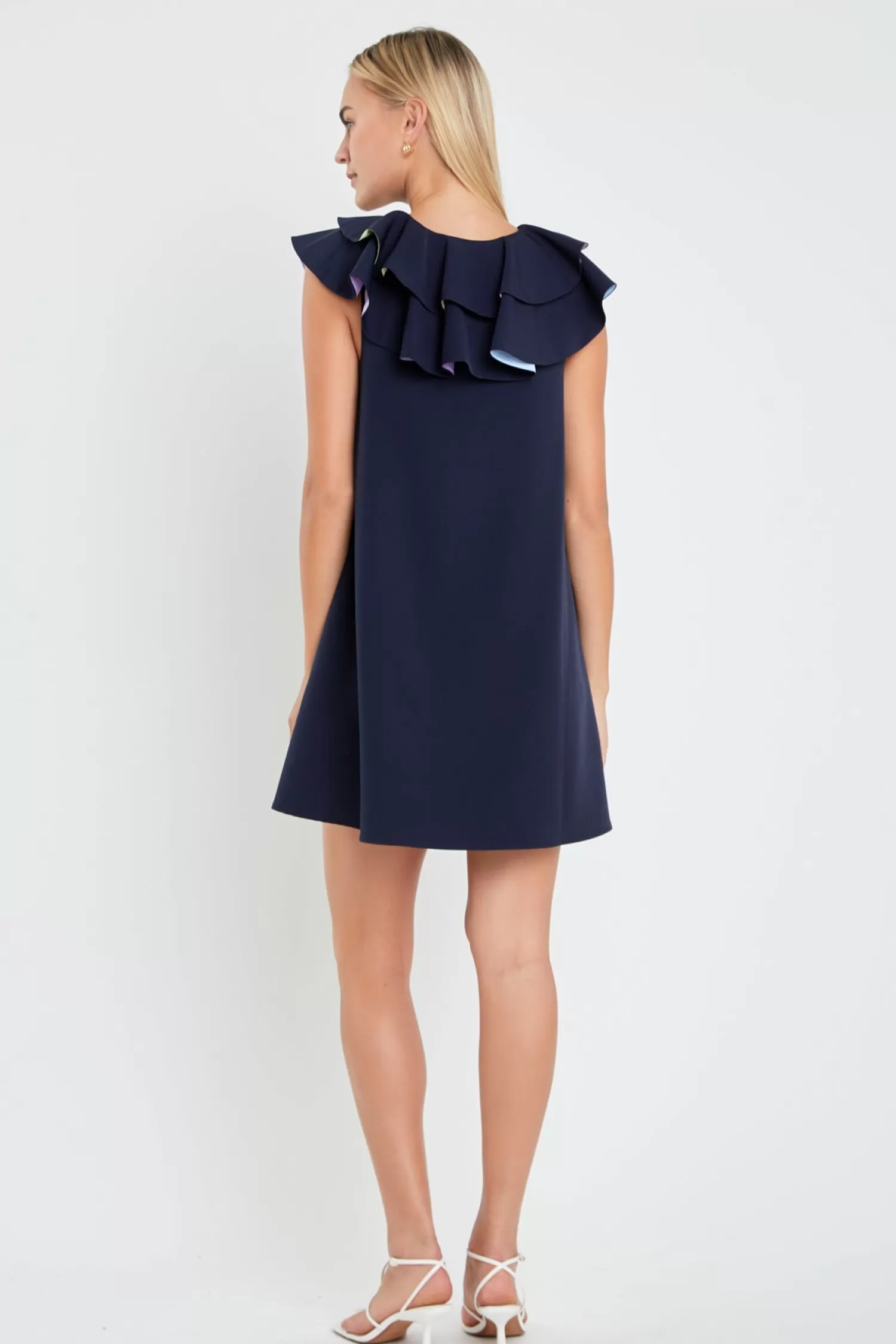 Discount Multi Color Contrast Mini Dress Best Sellers | Night Out