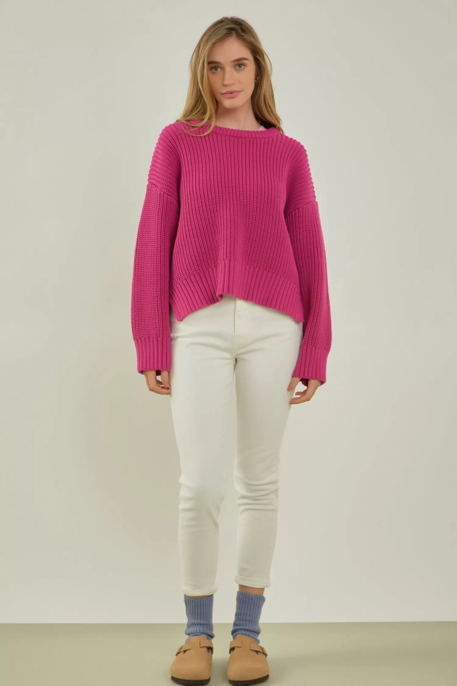Cheap Oversize Ribbed Sweater Sweaters & Knits | Sweater Season