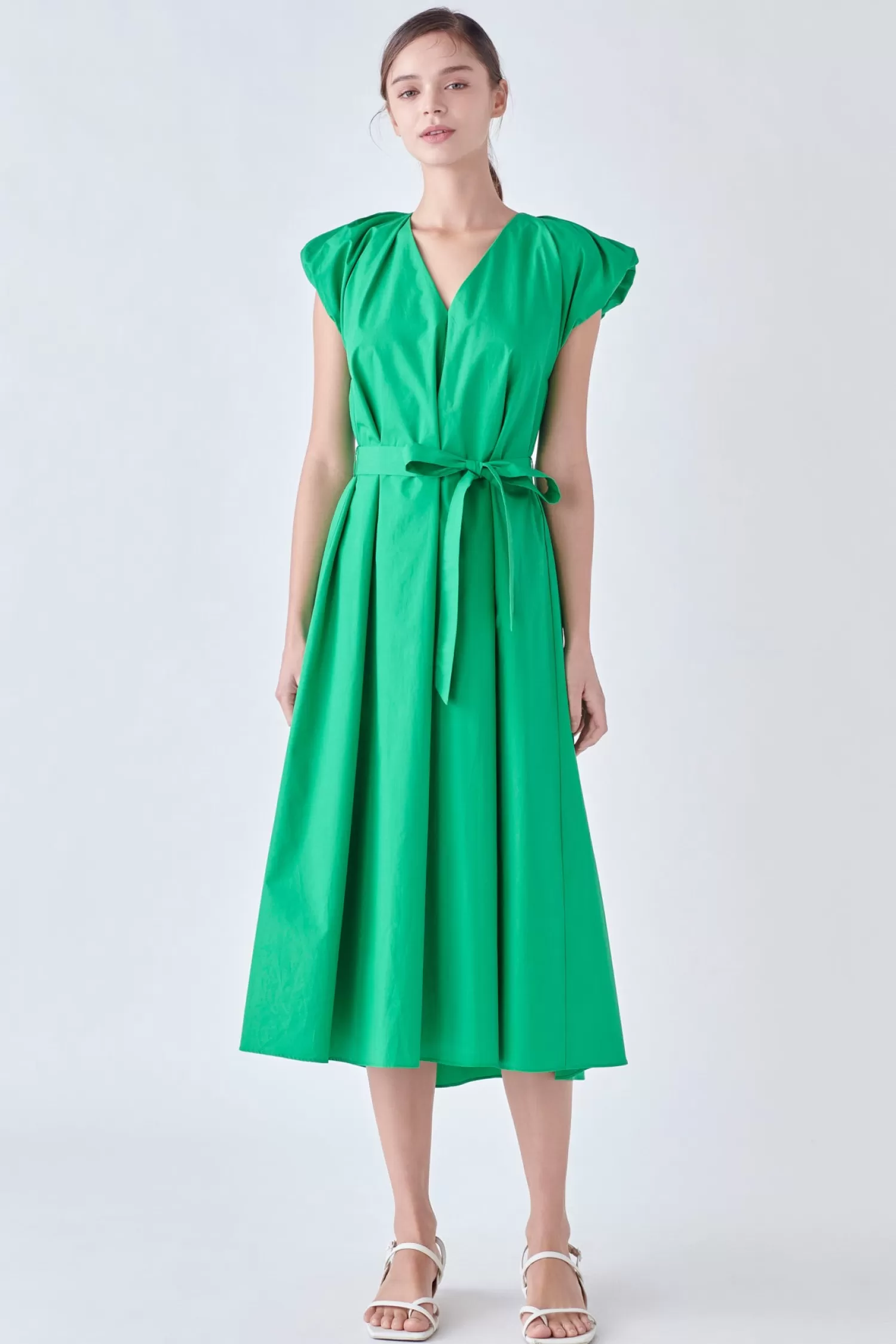 Shop Puffy Sleeve Midi Dress Special Occasion | Midi Dresses
